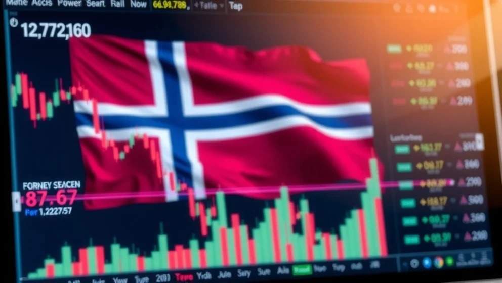 Varför sjunker norska kronan